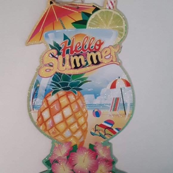 Hello Summer Die-Cut Signs (Set of 2) - Picture 3 of 3